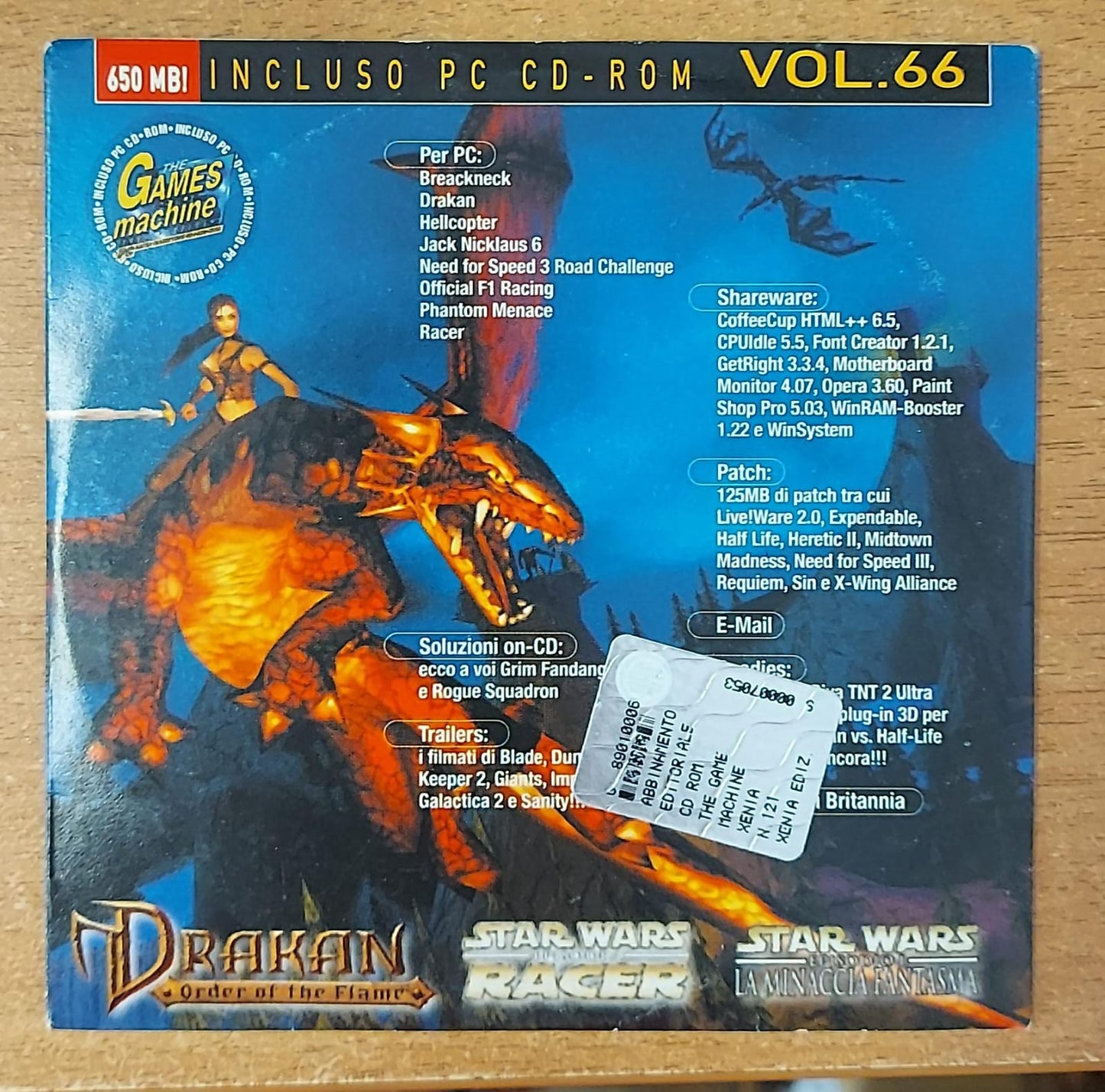 The Games Machine Vol. 66 – Solo CD-ROM (Usato)