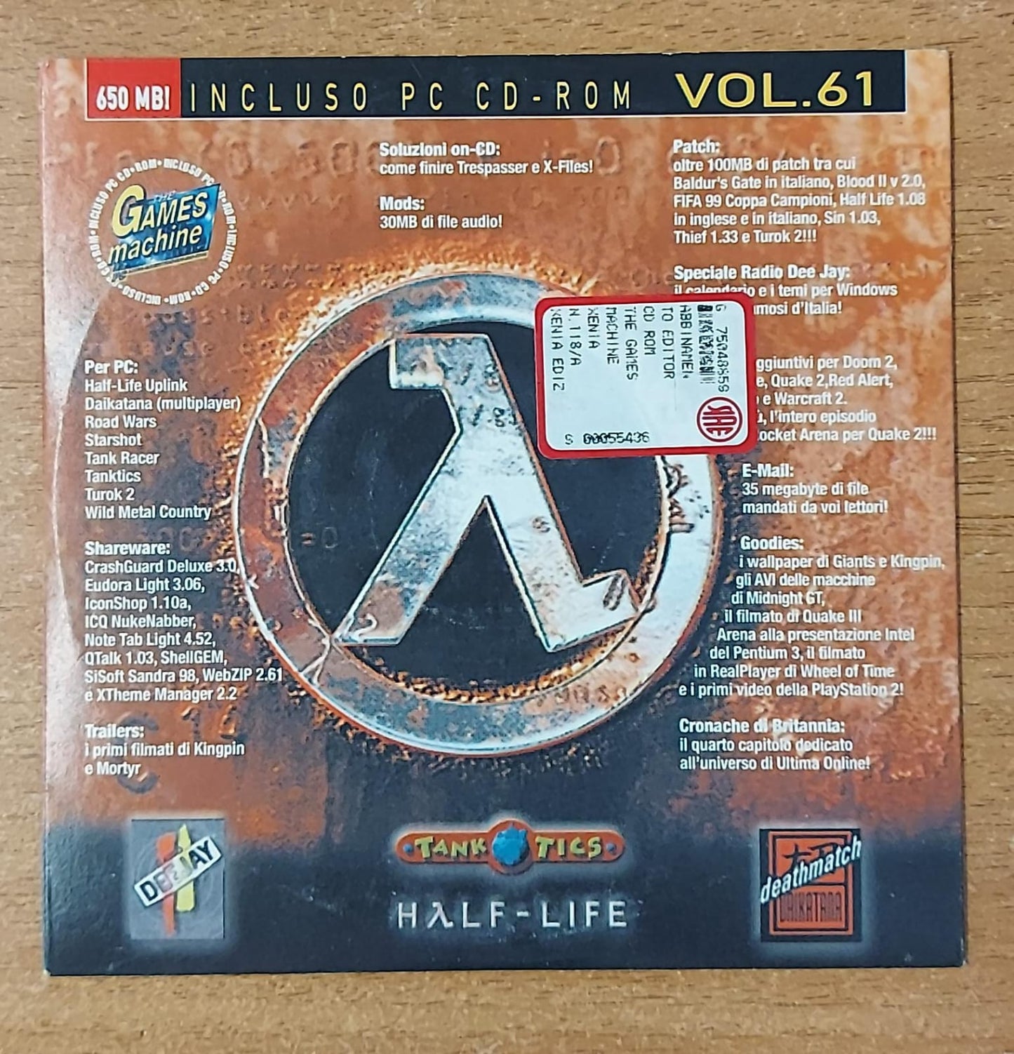 THE GAMES MACHINE VOL.61