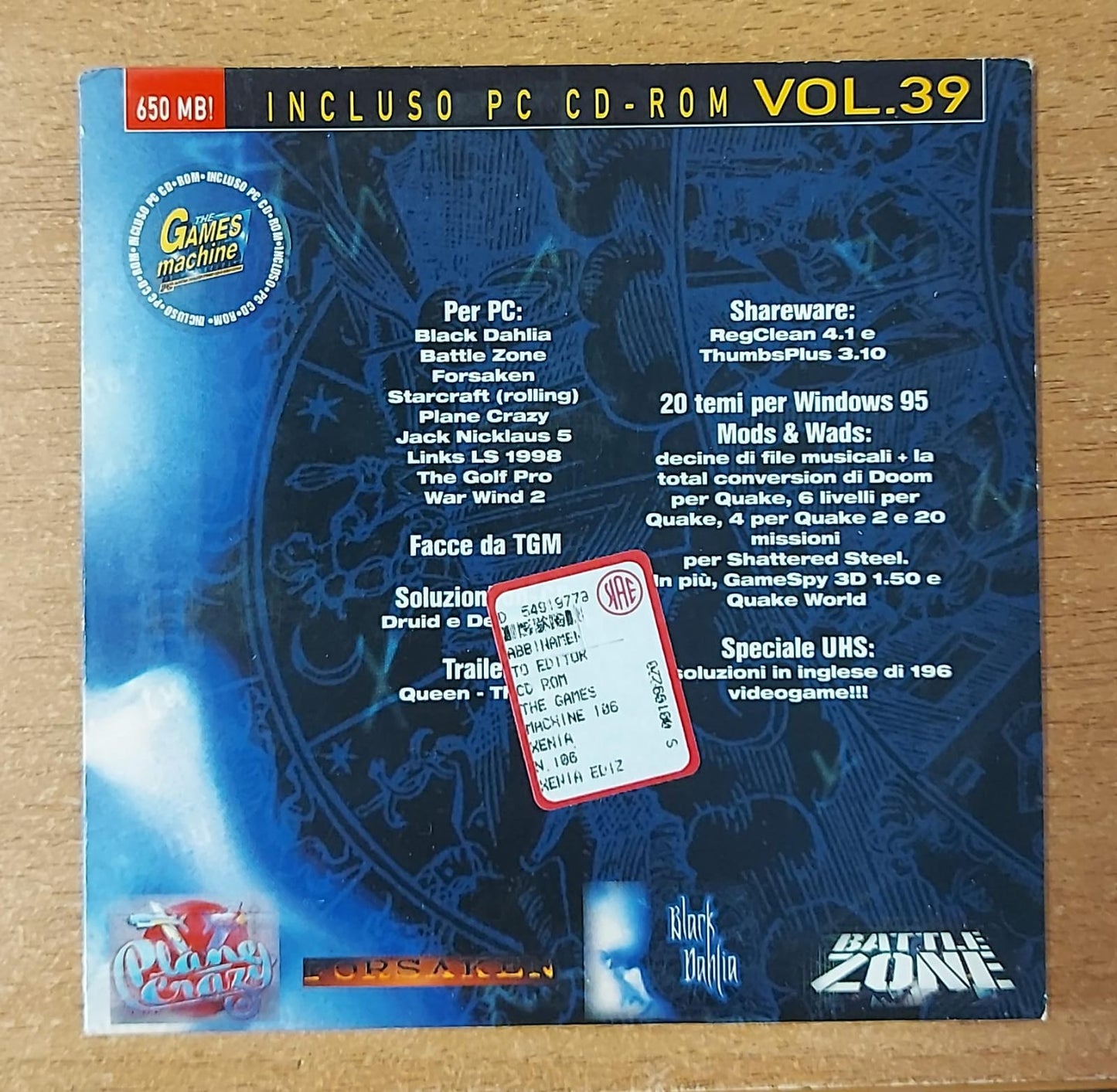 The Games Machine Vol. 39 – Solo Disco PC (No Rivista)
