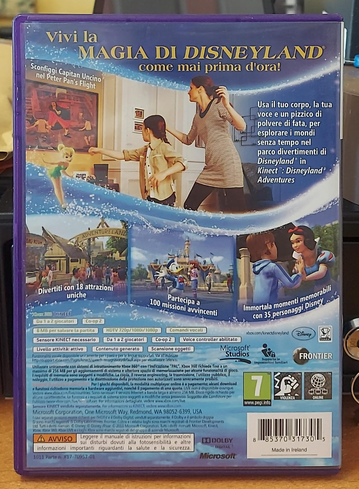 Kinect Disneyland Adventures - Xbox 360 (Richiede Kinect) | Usato
