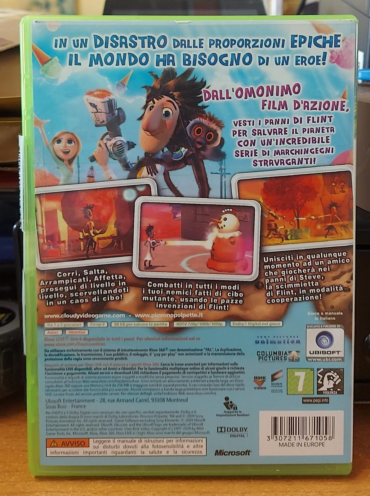 PIOVONO POLPETTE - XBOX 360