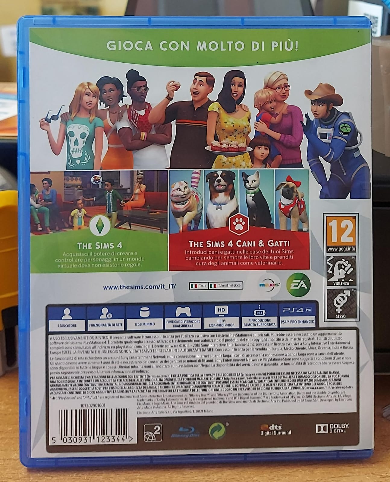 The Sims 4: Cani & Gatti – Expansion Pack PS4 Usato
