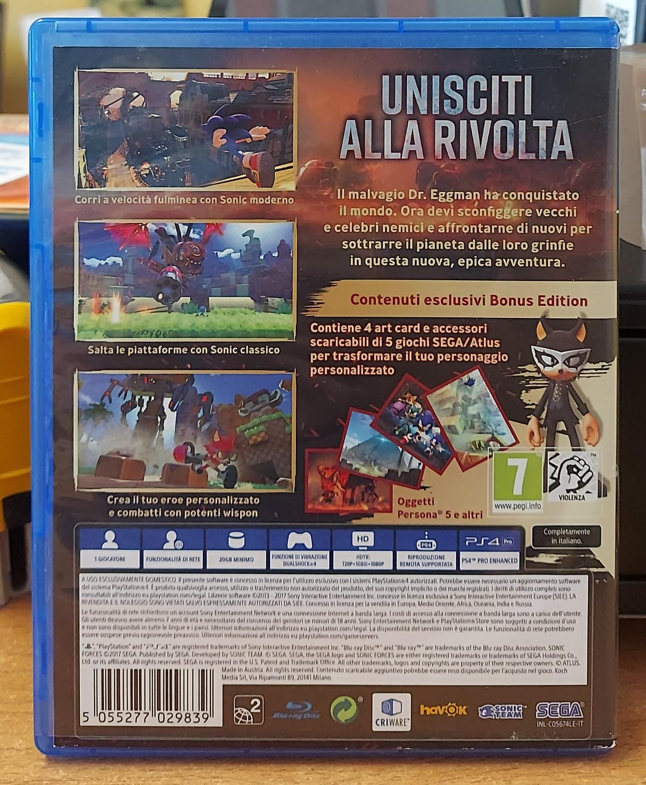 Sonic Forces – Gioco PS4 Usato