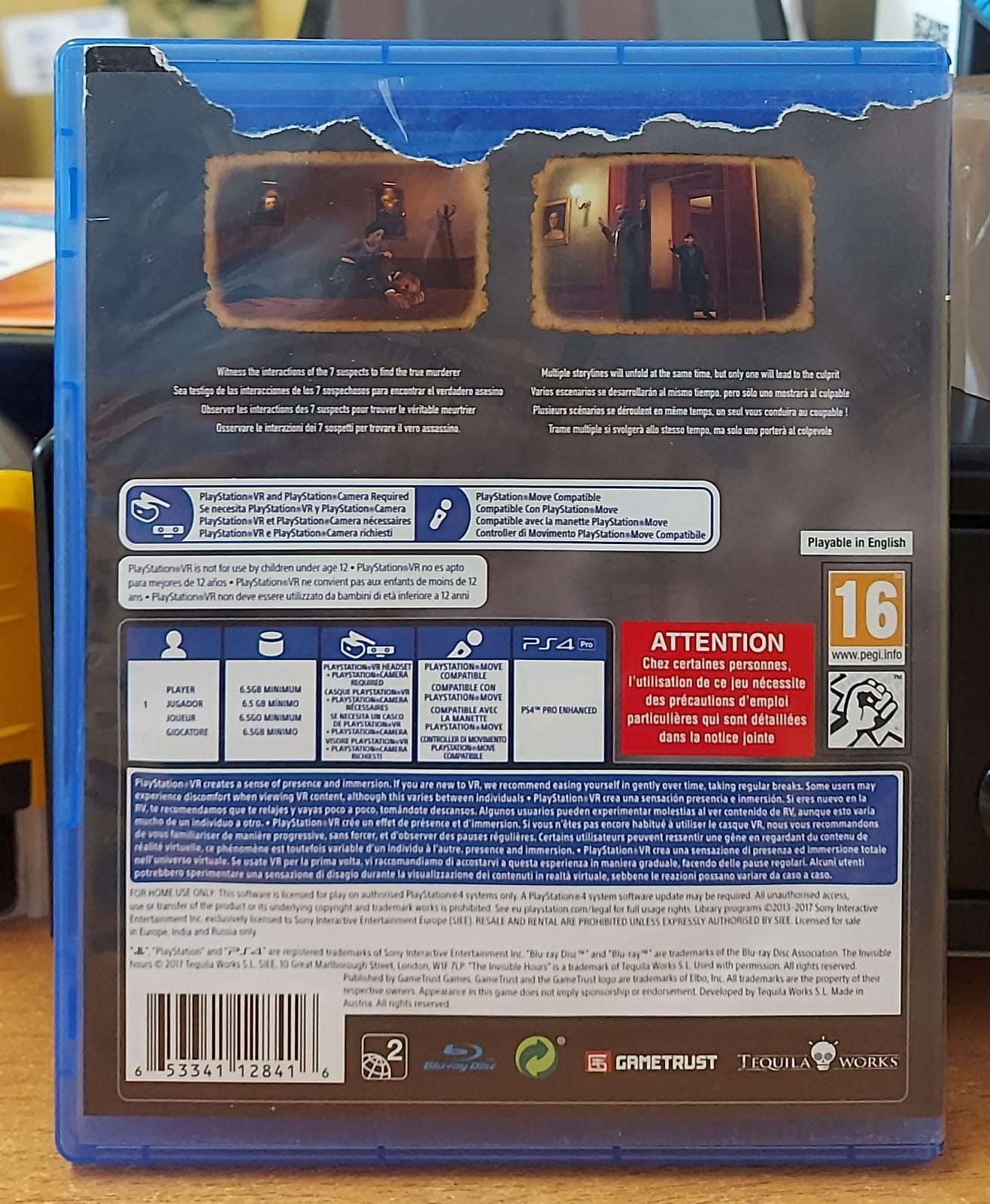 The Invisible Hours – Gioco PS4 VR Usato