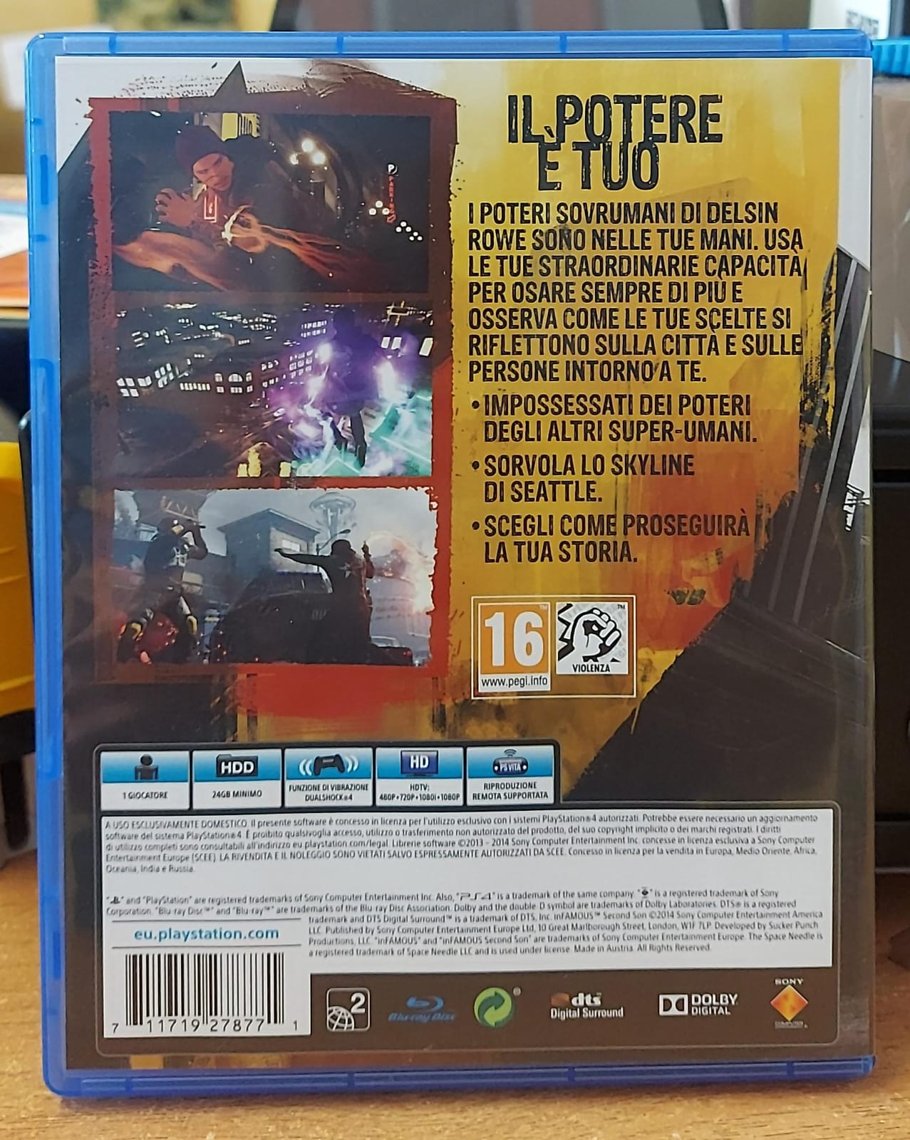 inFAMOUS Second Son – Gioco PS4 Usato