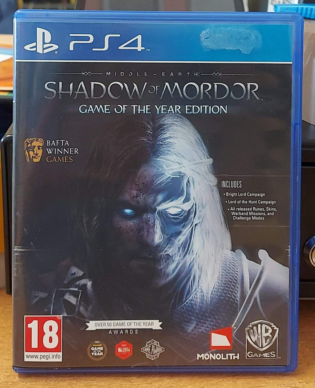 La Terra di Mezzo: L’Ombra di Mordor GOTY – PS4 Usato
