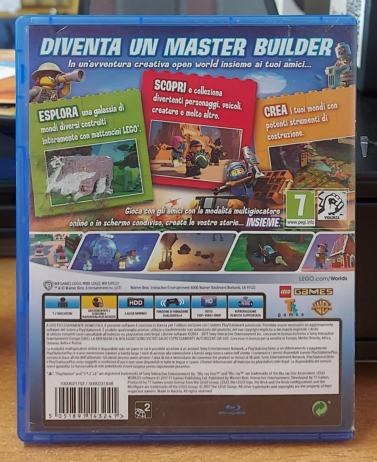 LEGO Worlds - PS4 (Usato)