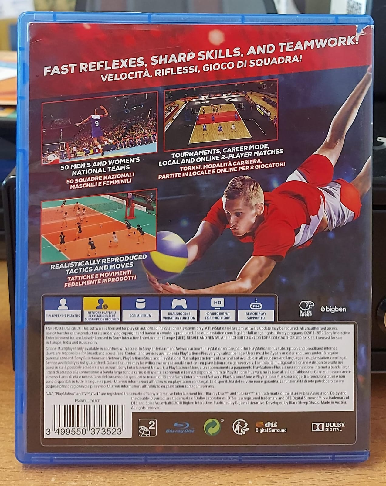 Spike Volleyball - PS4 (Usato)