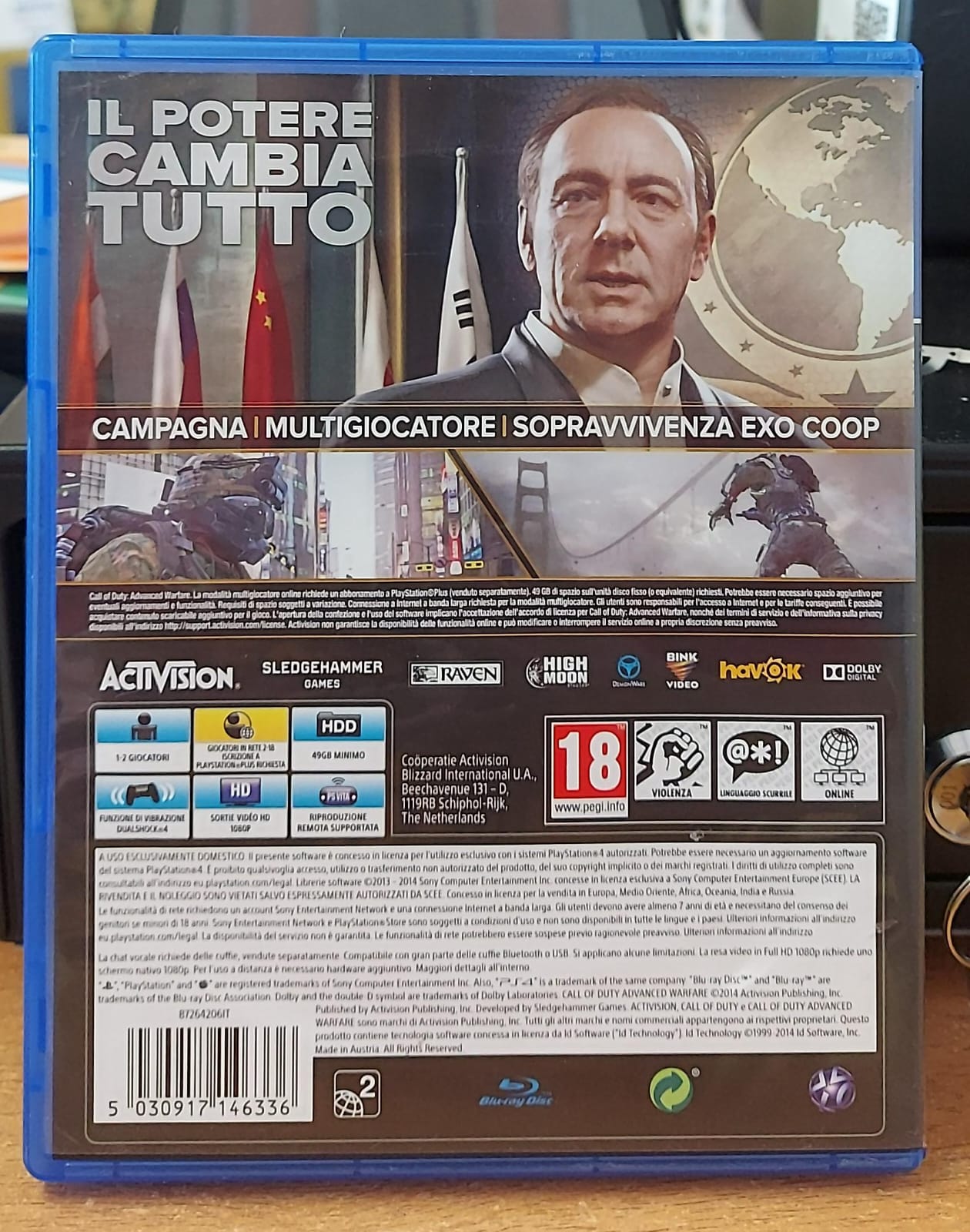 Call of Duty: Advanced Warfare - PS4 (Usato)