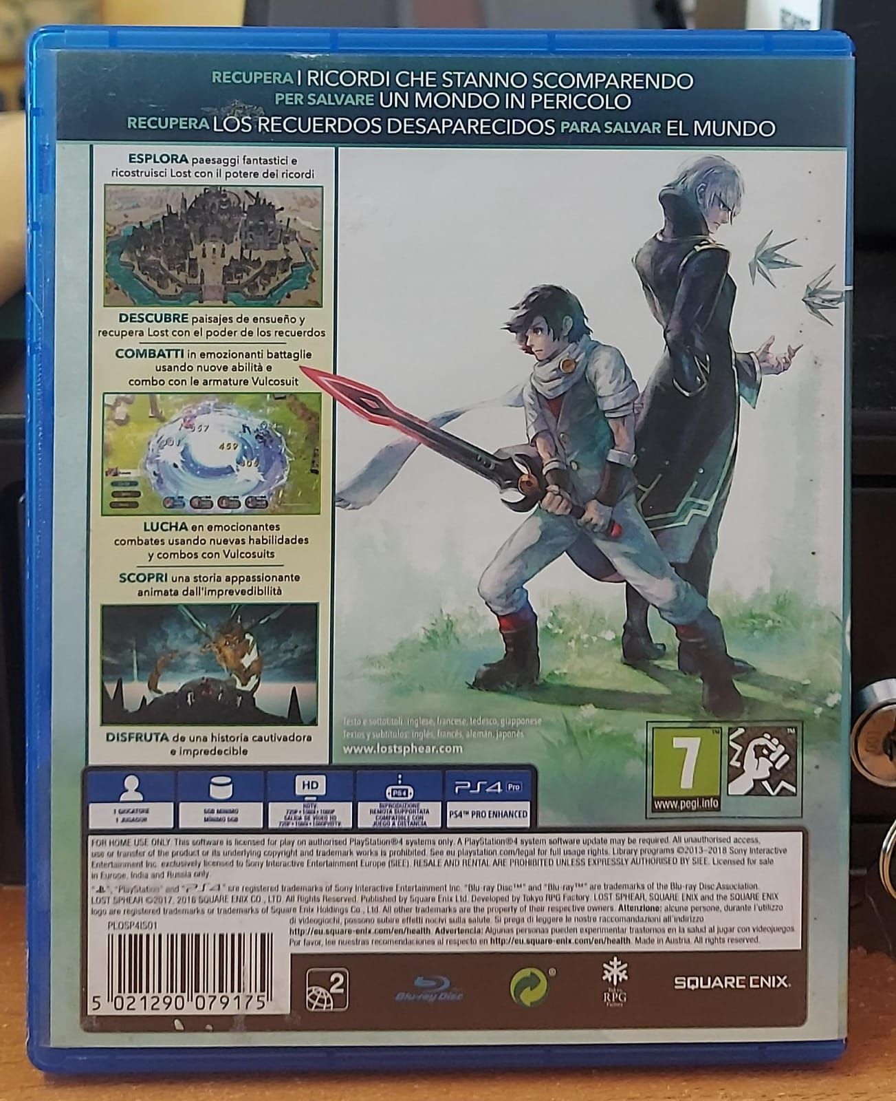 LOST SPHEAR PS4