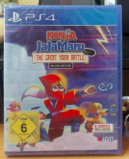 Ninja JaJaMaru: The Great Yokai Battle PS4 – Deluxe Edition Nuova Sigillata