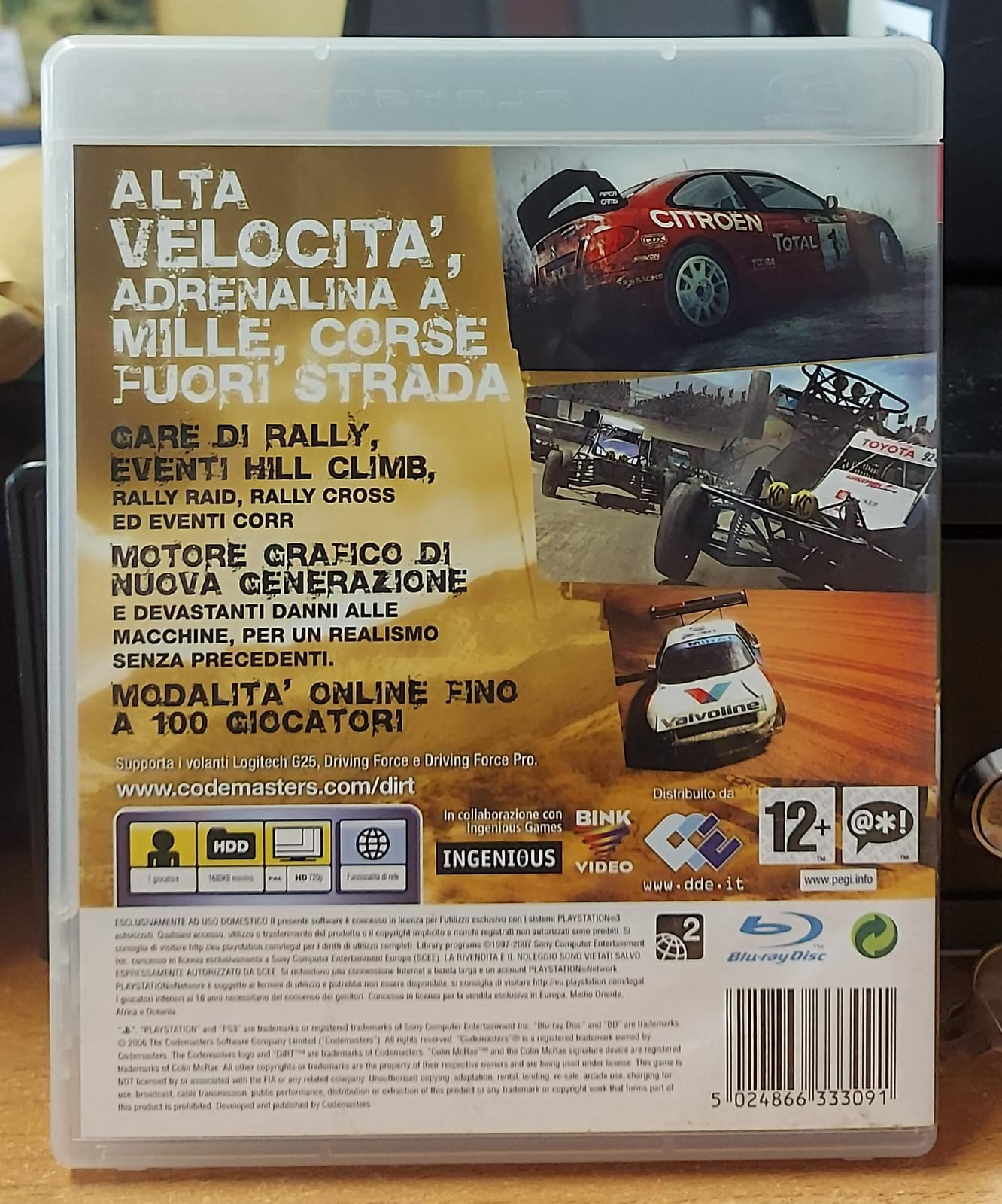 Colin McRae: DiRT PS3 – Gioco Usato