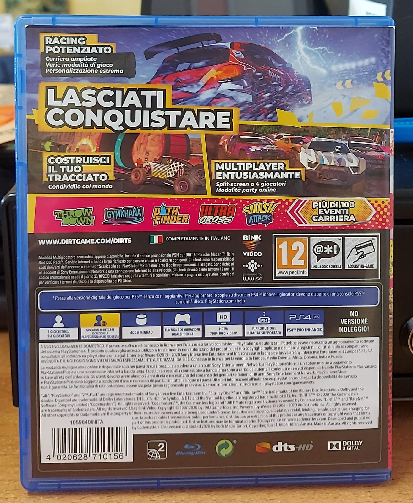 DIRT 5 – Gioco PS4 Usato