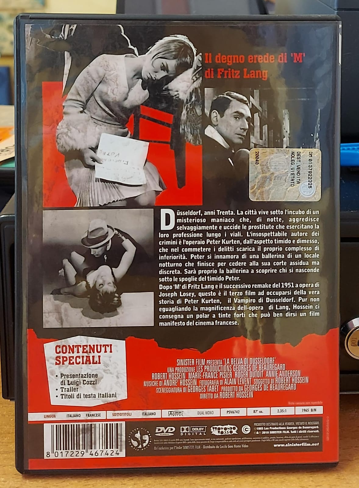 La Belva di Düsseldorf – DVD Usato