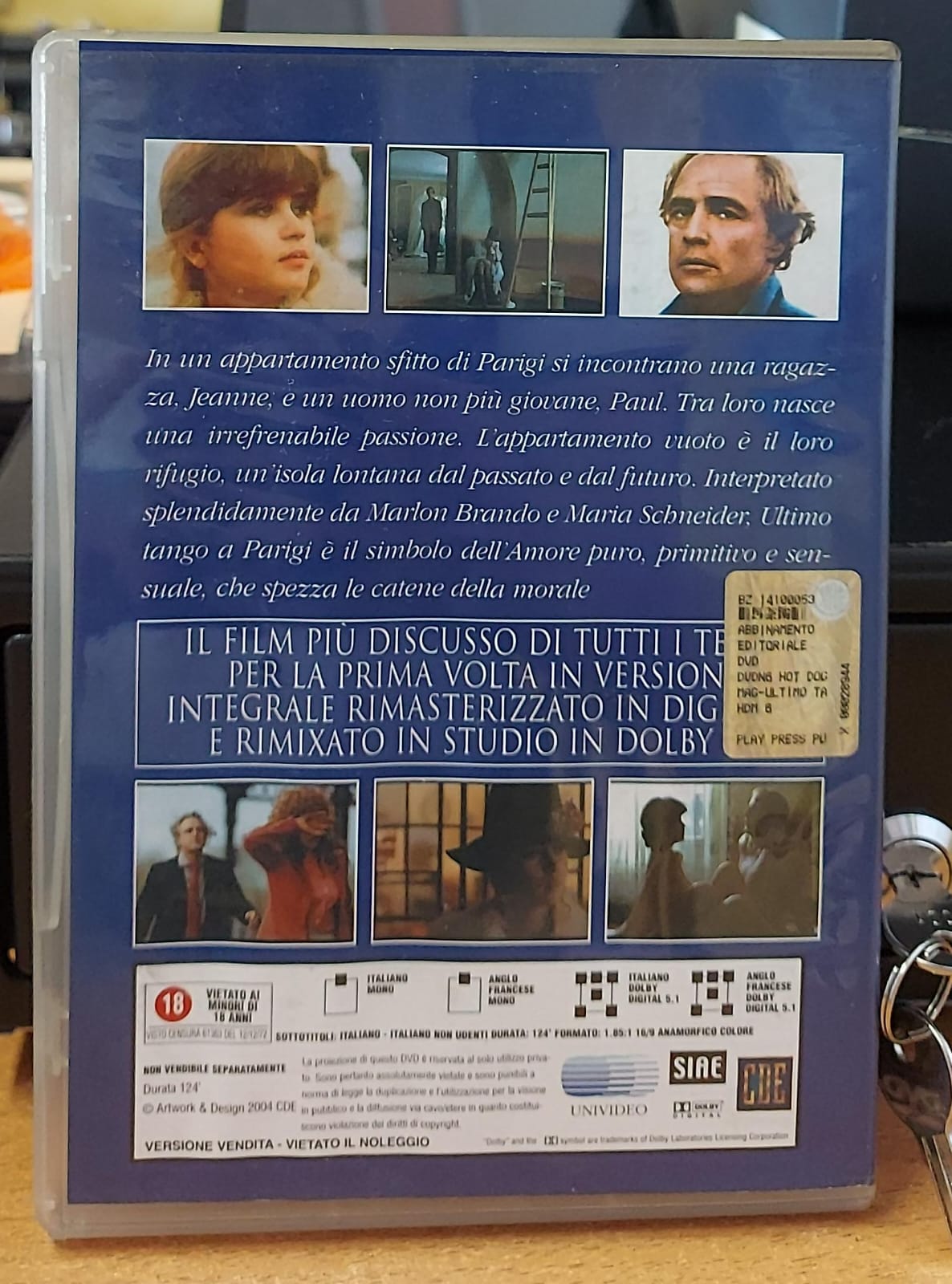 Ultimo Tango a Parigi - DVD Usato