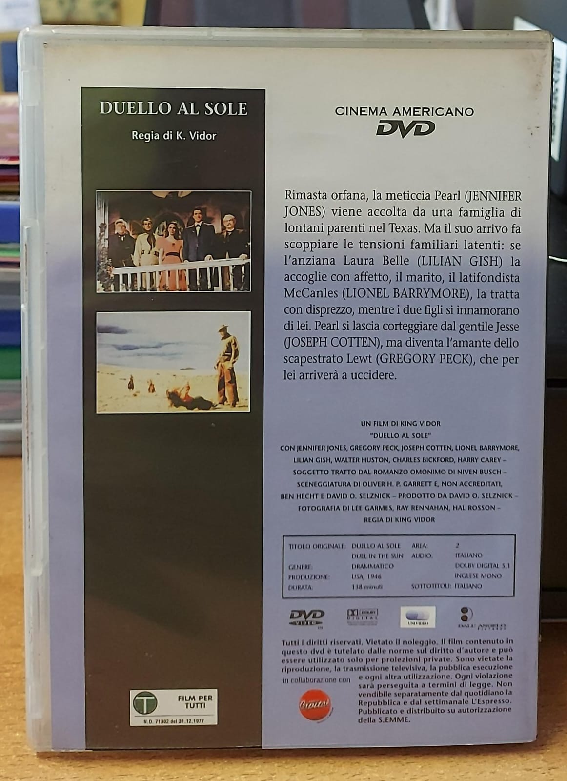 Duello al Sole (DVD Usato)