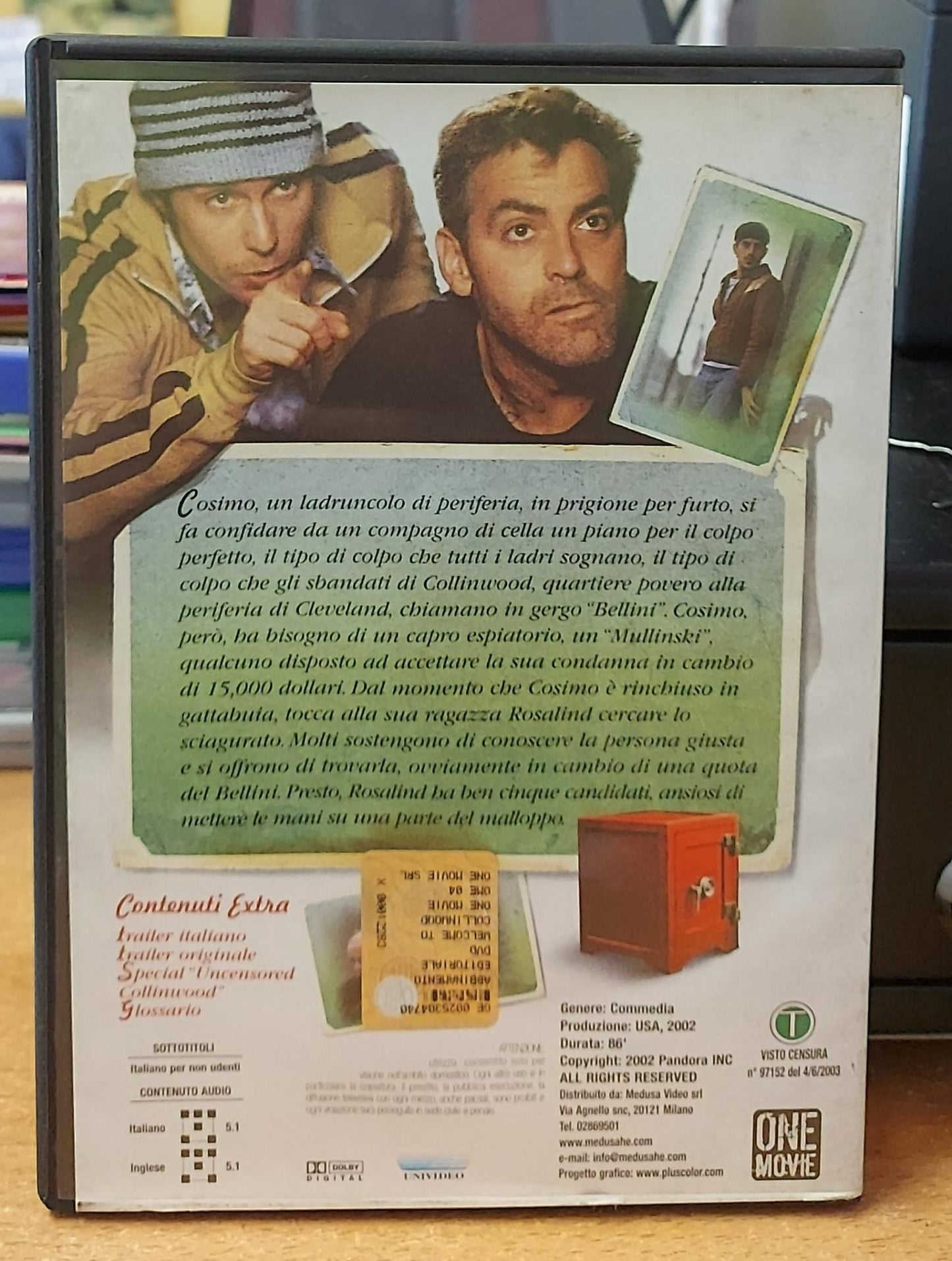 Welcome to Collinwood (DVD Usato) | William H. Macy, Sam Rockwell