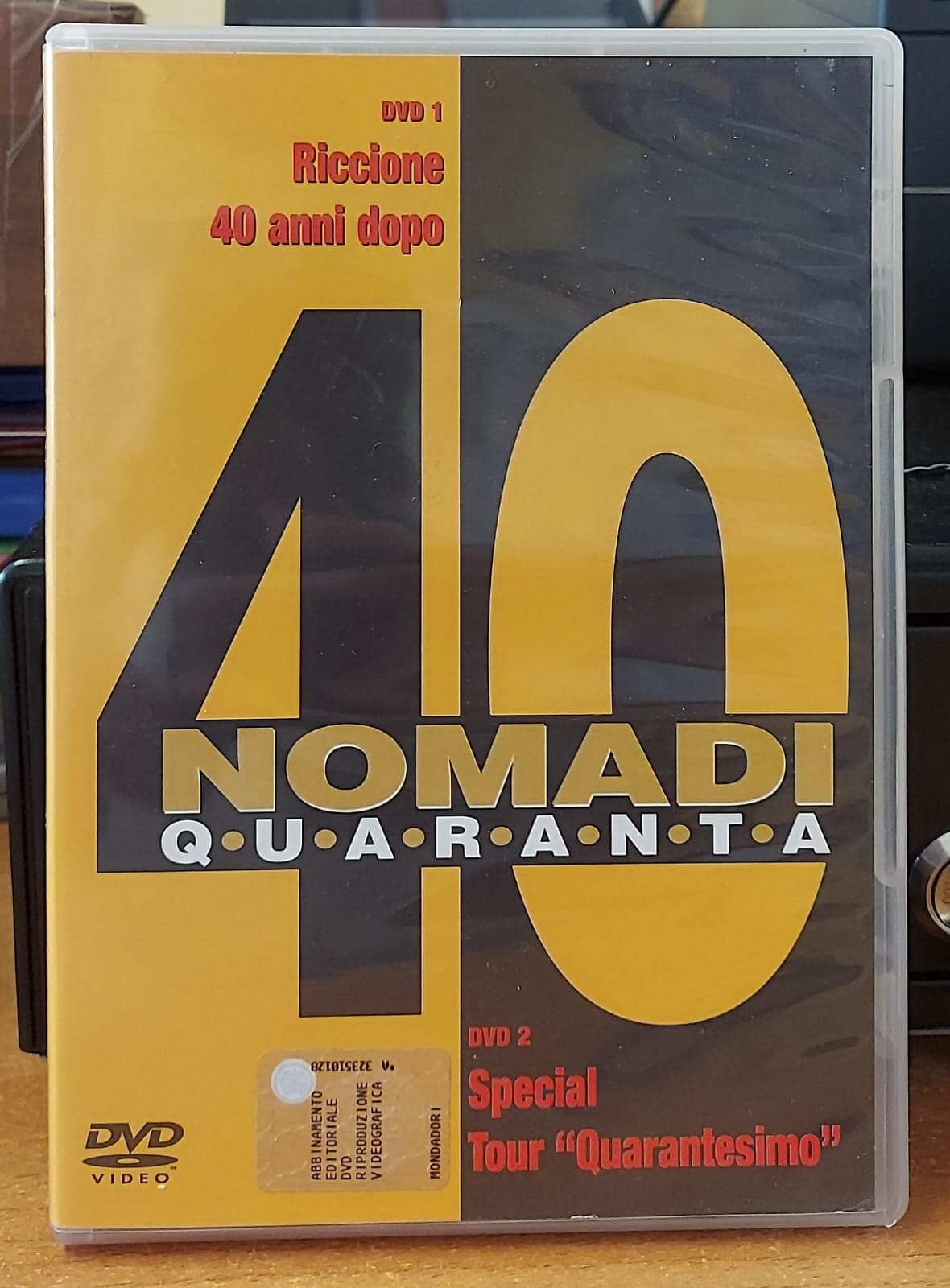 NOMADI QUARANTA - DOPPIO DVD