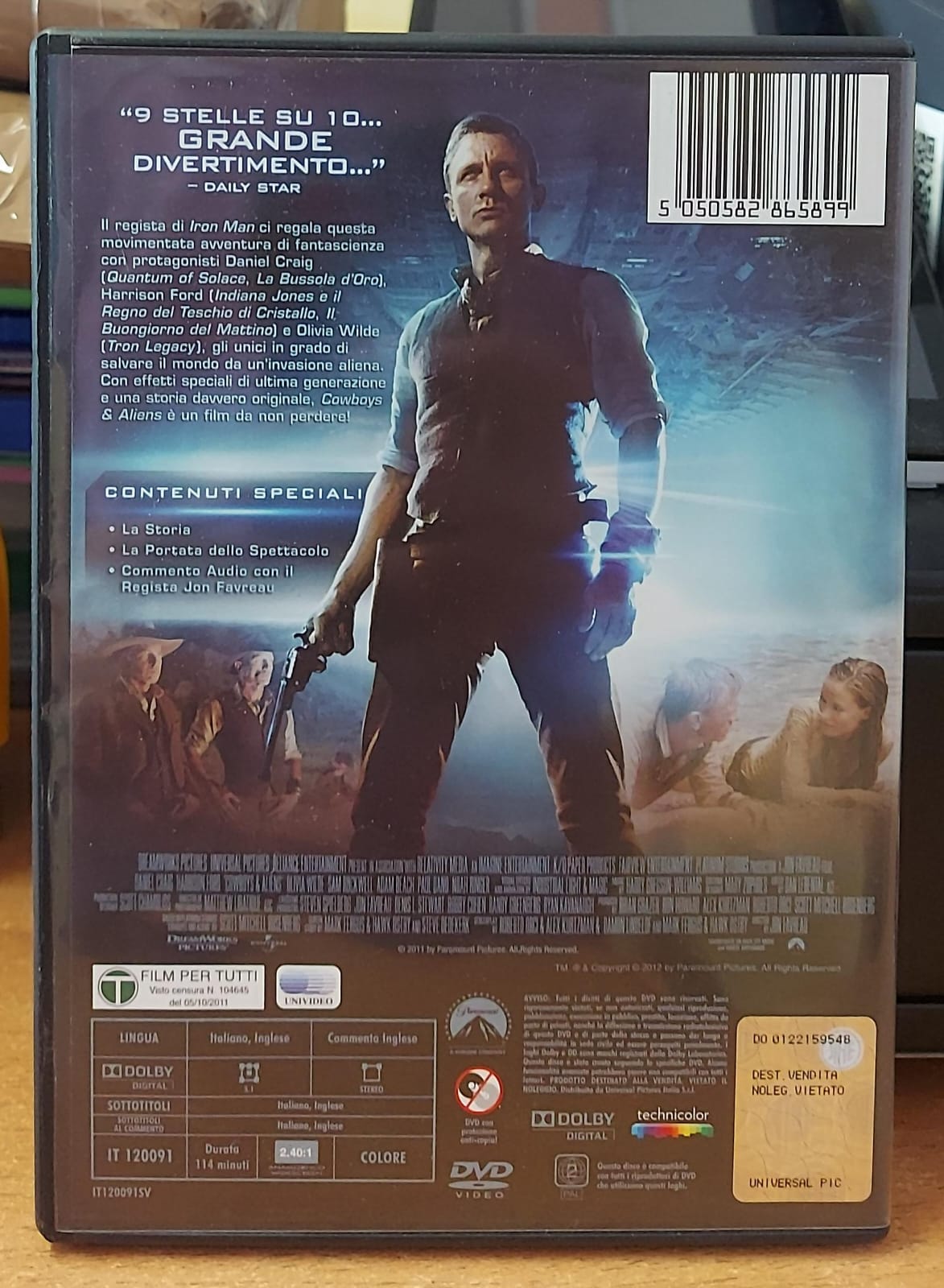 Cowboys & Aliens – DVD Usato