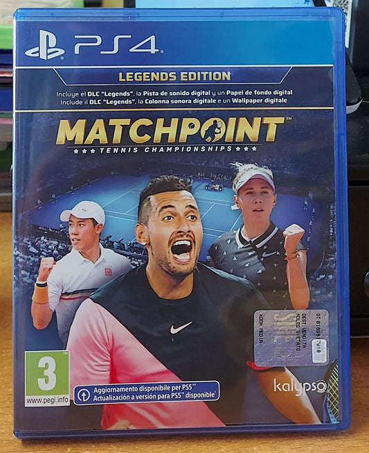 Matchpoint Tennis Championships Legends Edition – PS4 (Usato)