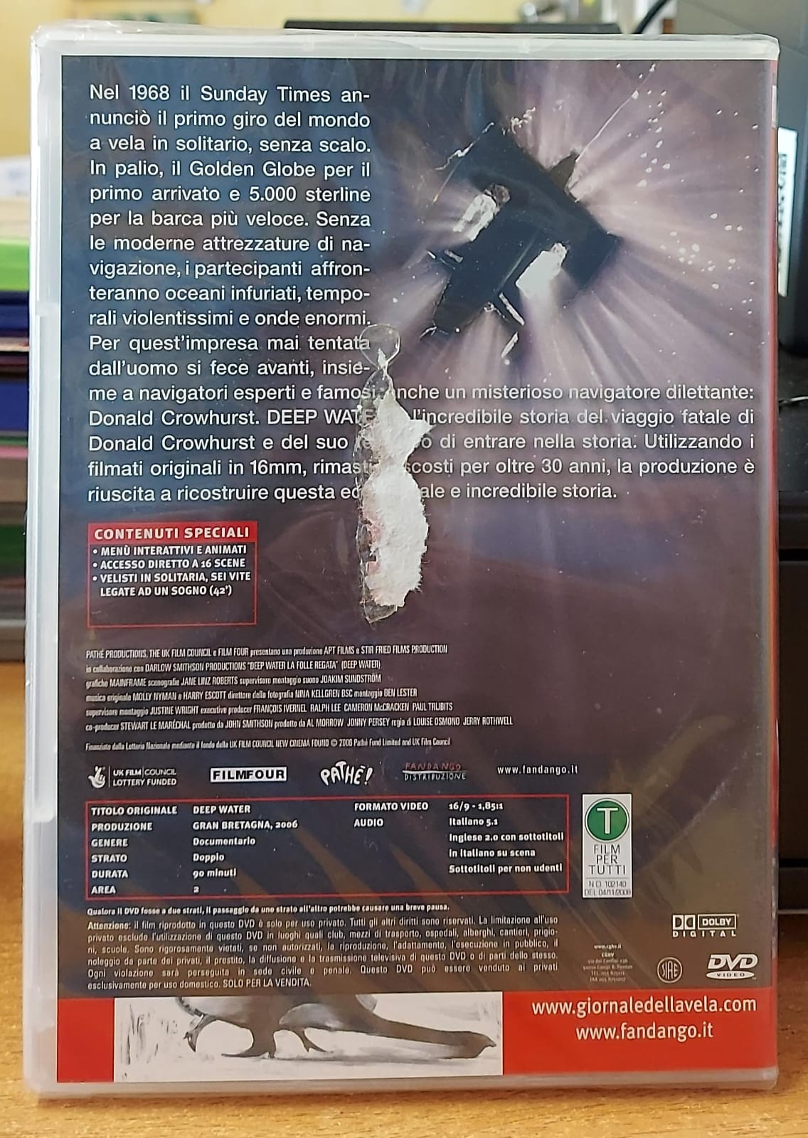 Deep Water - La Folle Regata DVD Nuovo Sigillato