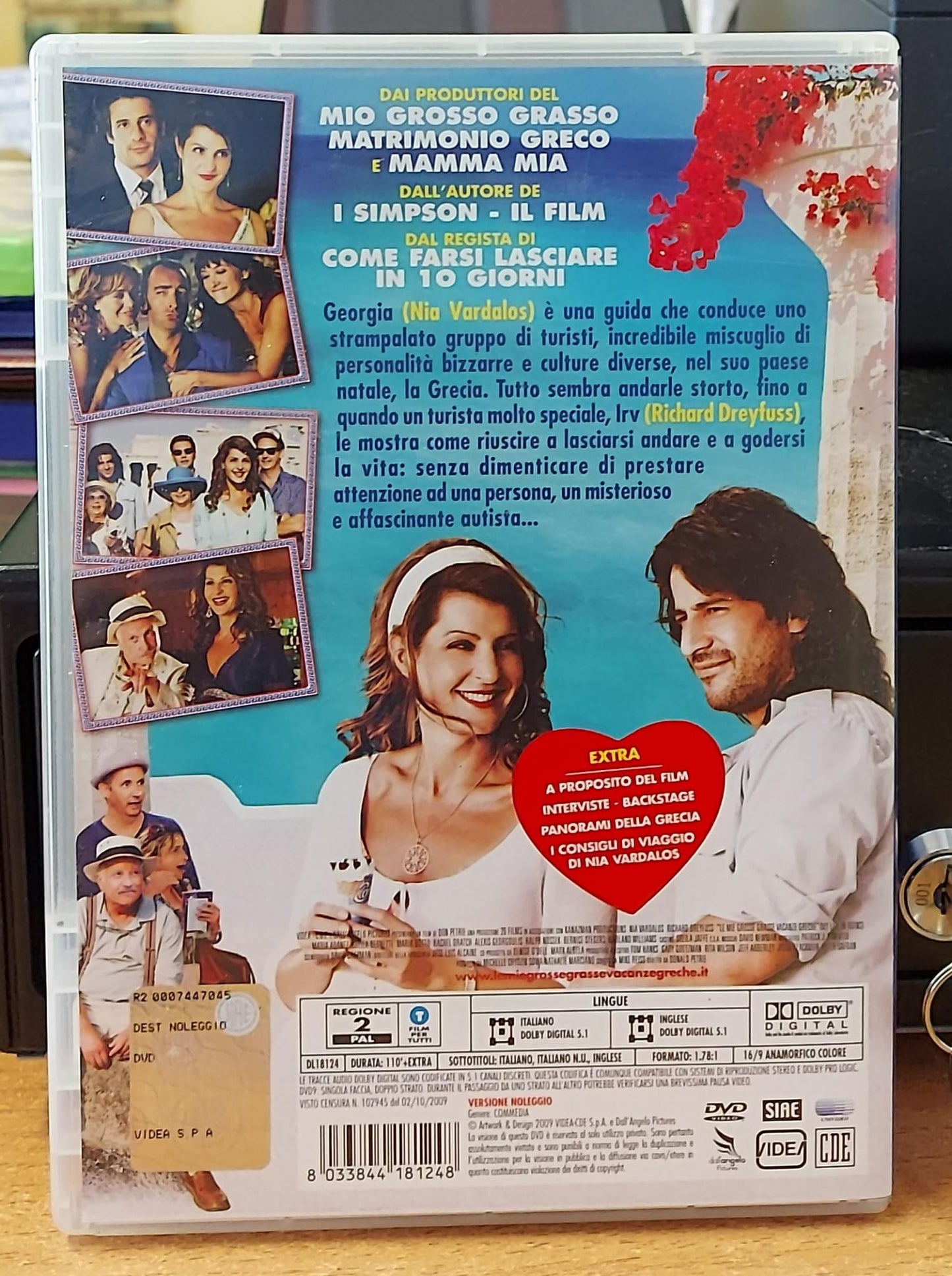Le Mie Grosse Grasse Vacanze Greche DVD Usato