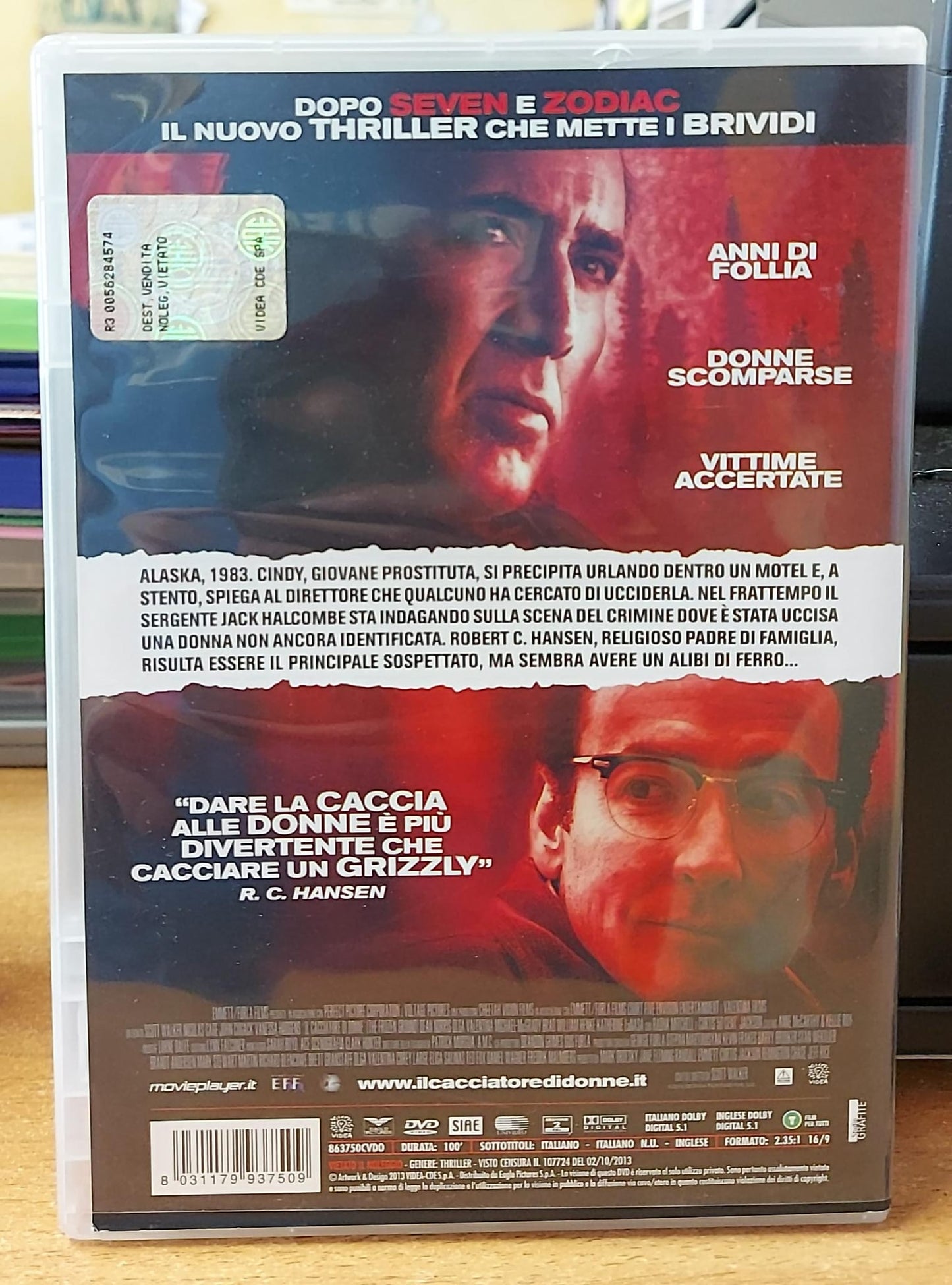 Il Cacciatore di Donne DVD Usato