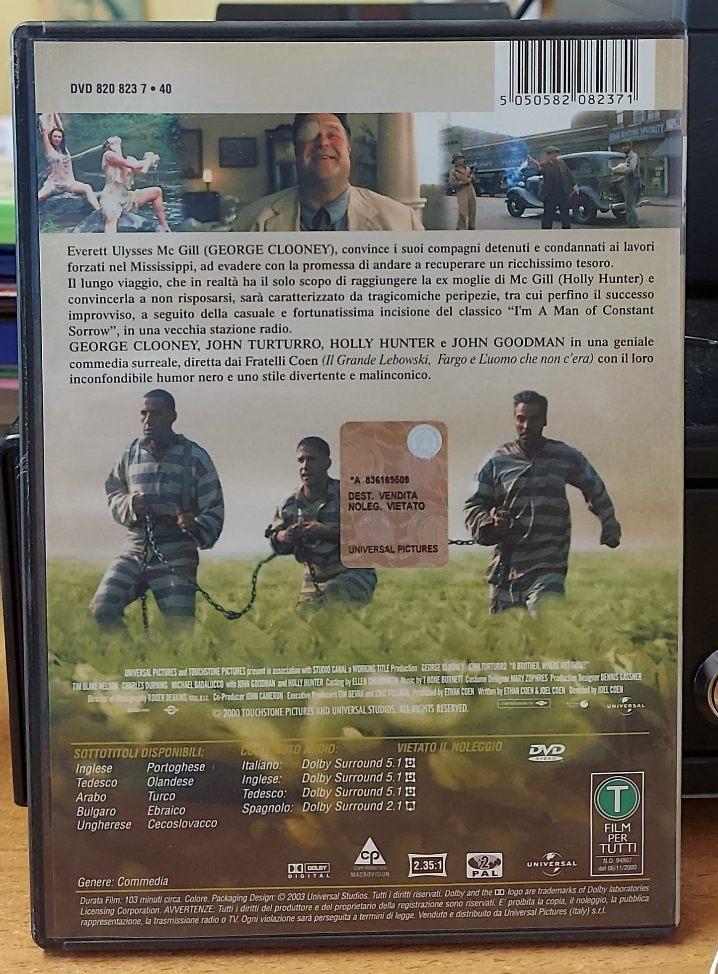 Fratello Dove Sei? DVD Usato