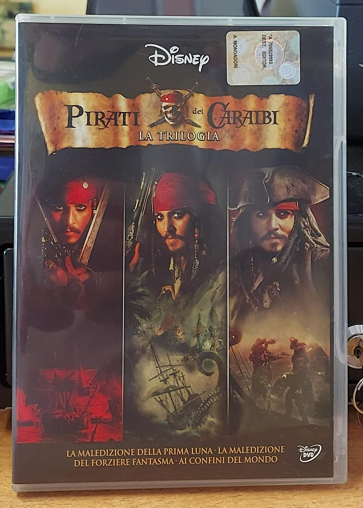 Pirati dei Caraibi – La Trilogia DVD con Johnny Depp Usato
