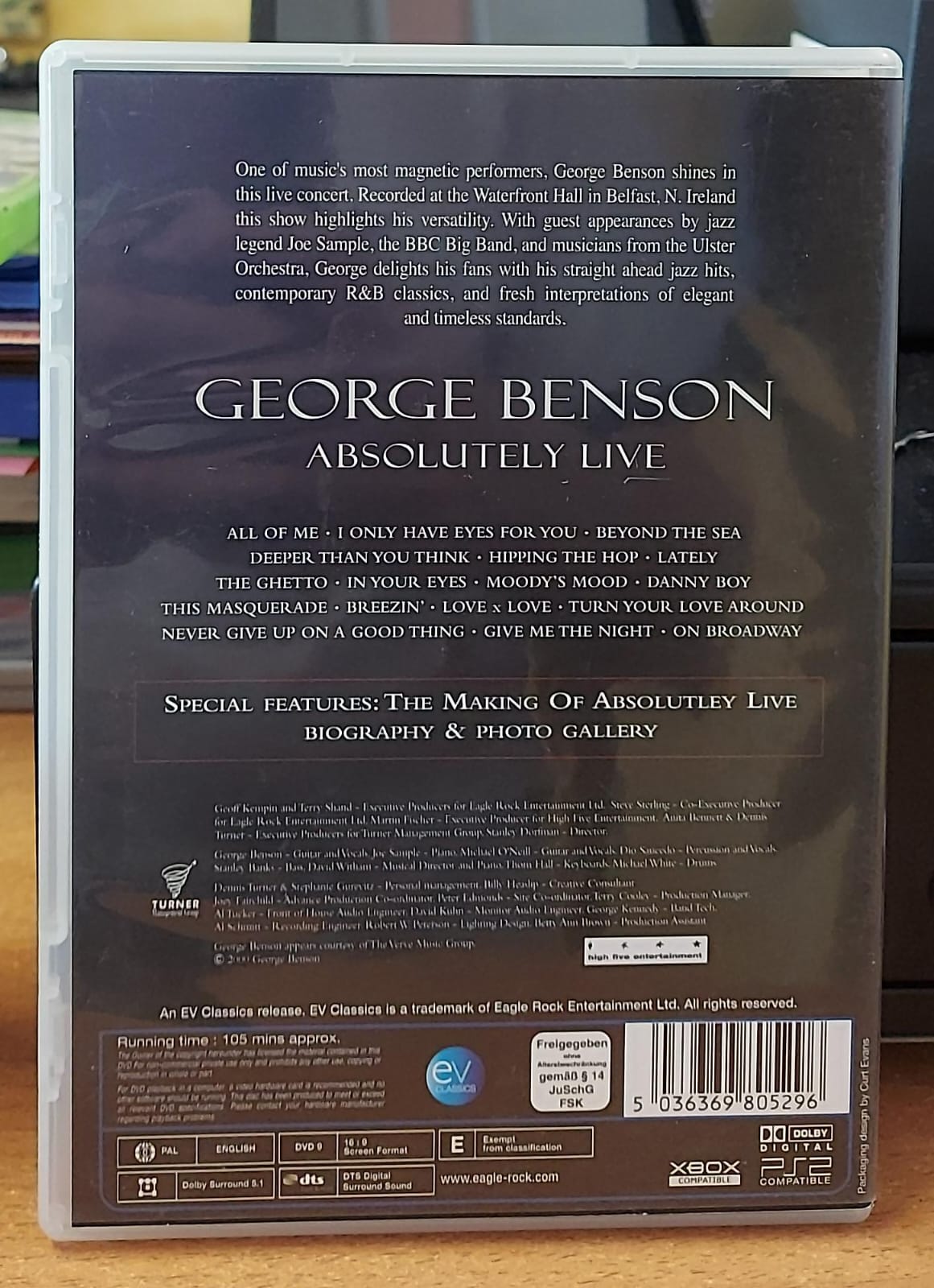 George Benson - Absolutely Live (DVD Usato)