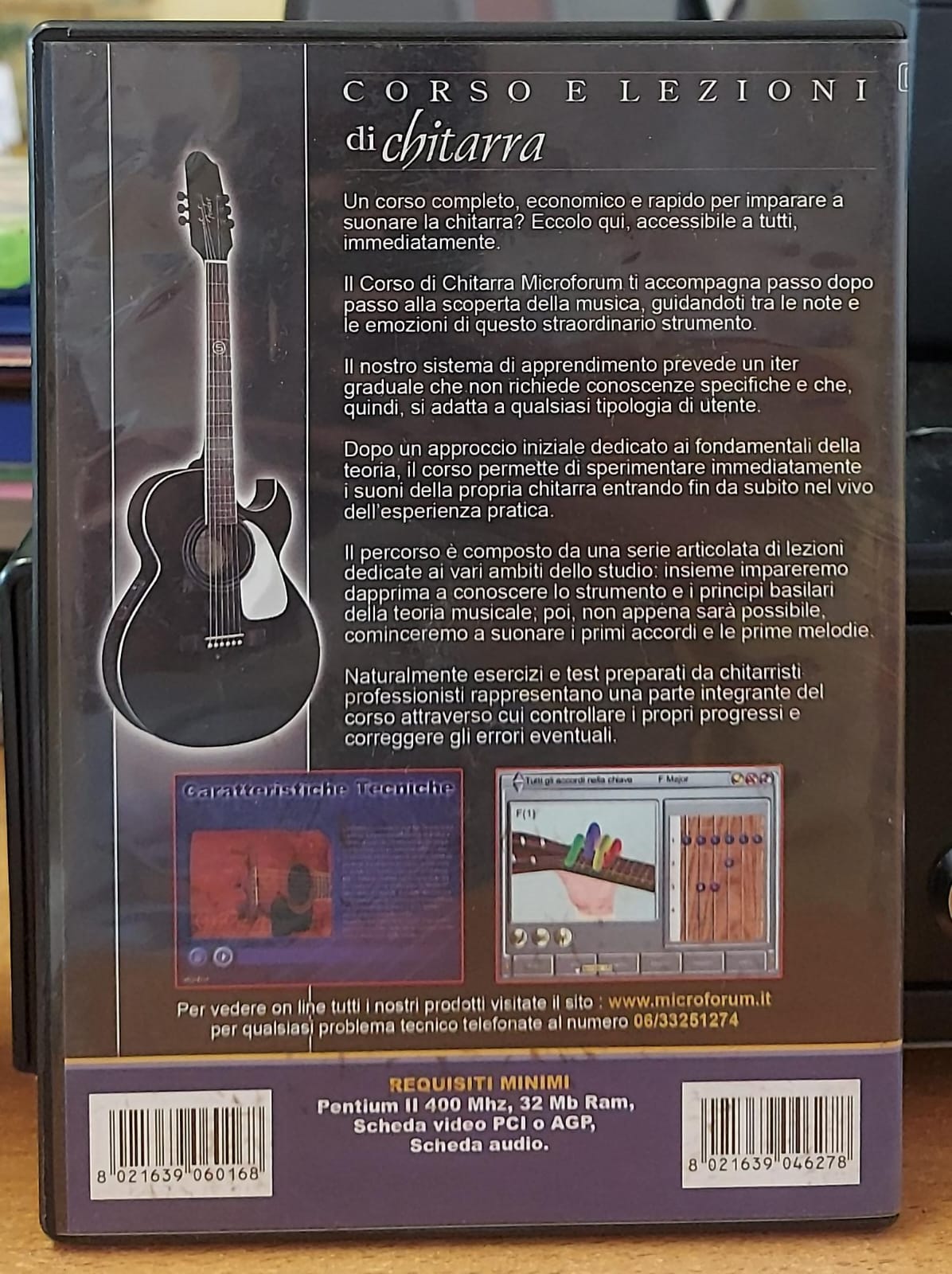 Corso e Lezioni di Chitarra - Microforum (CD-ROM PC Usato)