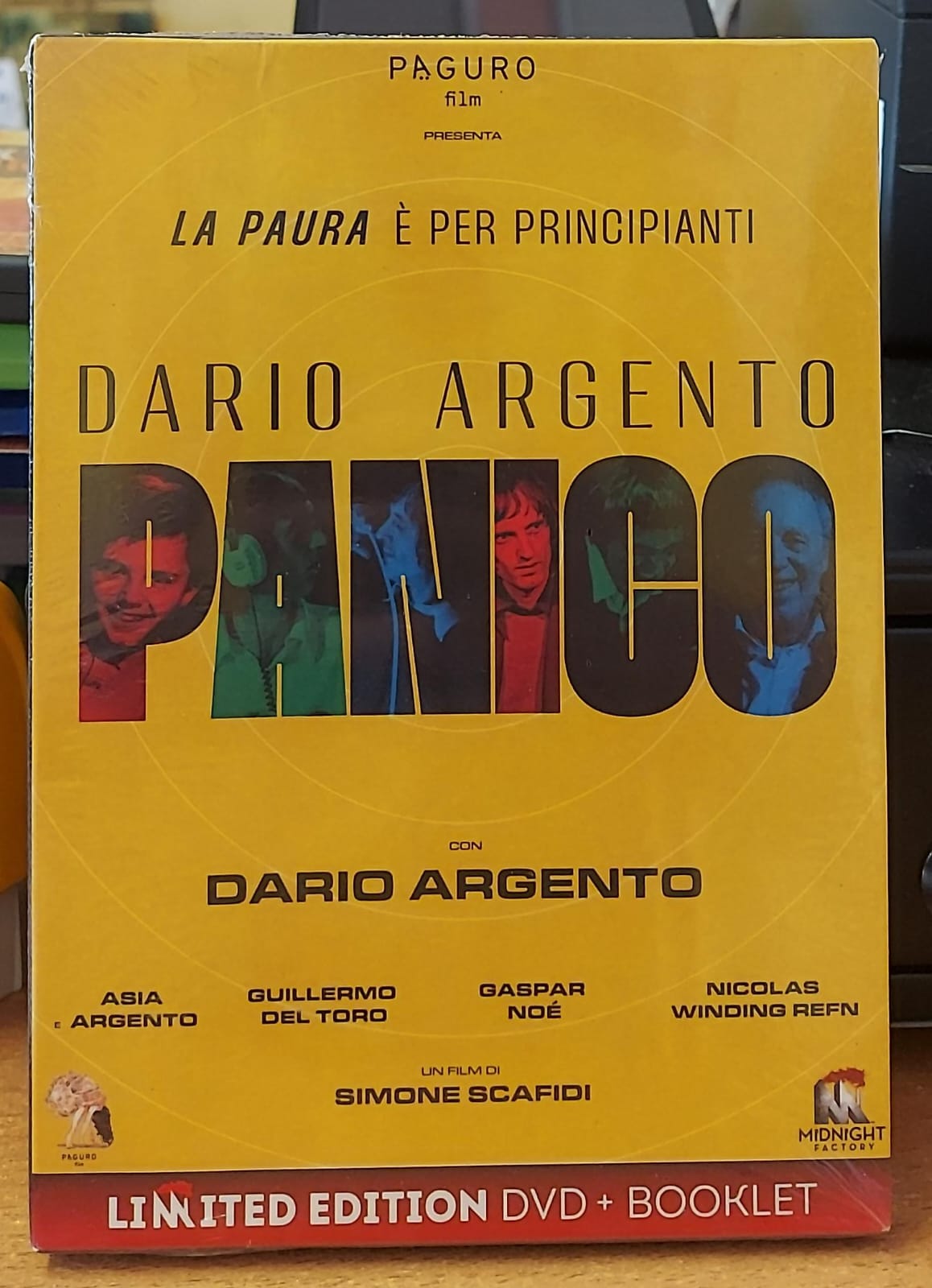 PANICO - DVD + BOOKLET NUOVO MAI APERTO