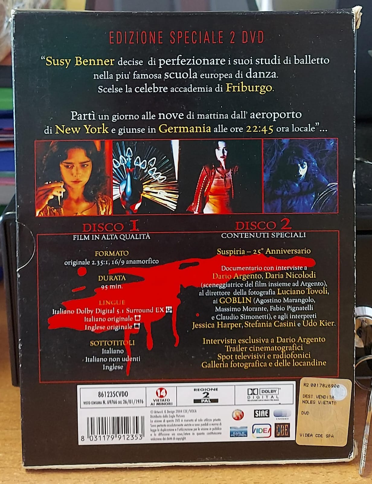 Suspiria - Edizione Speciale (2 DVD) Dario Argento
