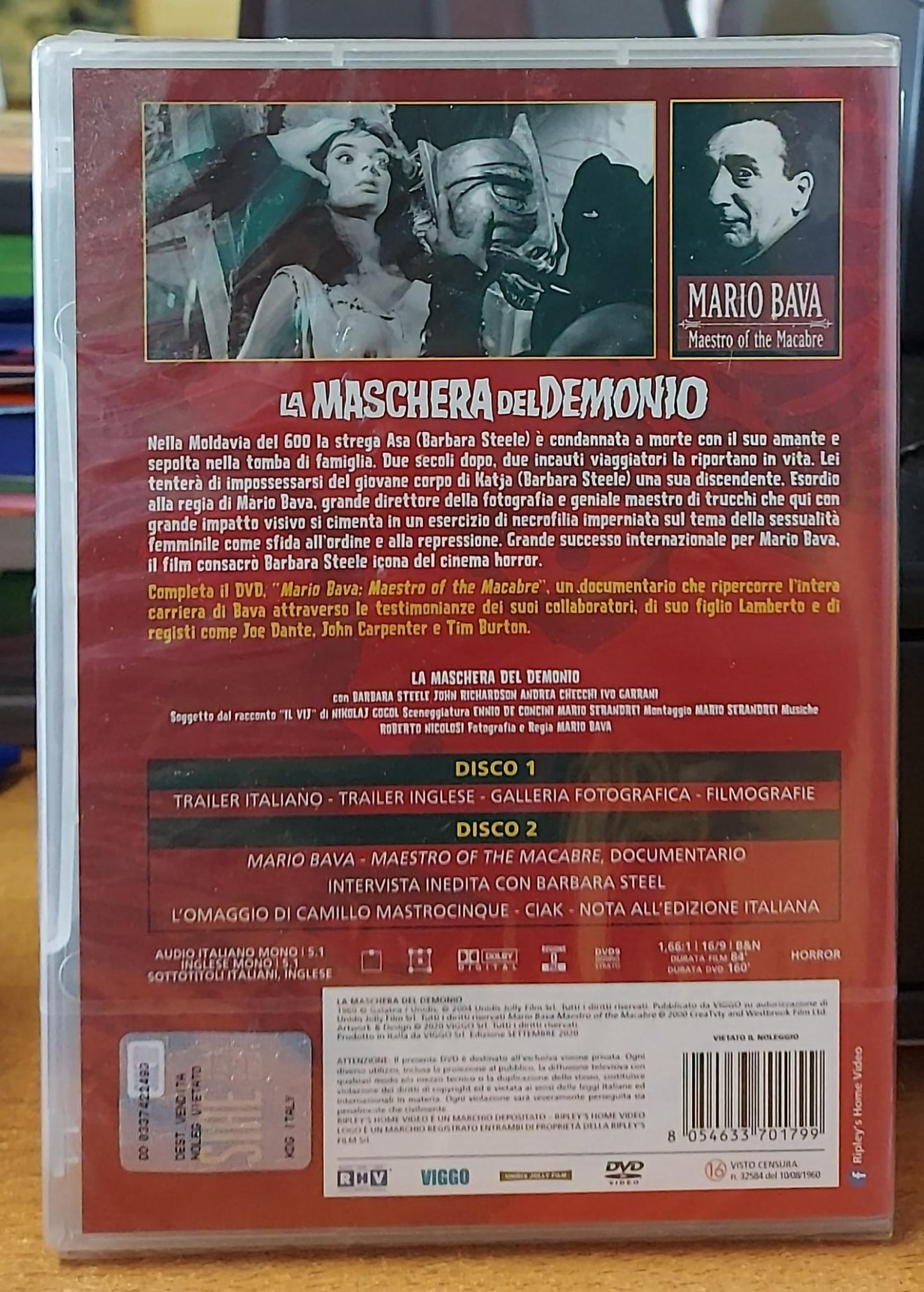 La Maschera del Demonio - Edizione Speciale (2 DVD) Mario Bava | Nuovo