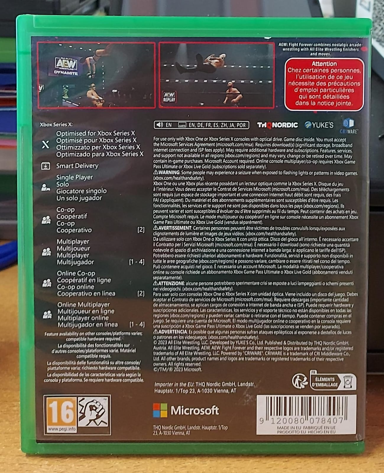 AEW Fight Forever (Xbox One) Lingua Inglese | Usato