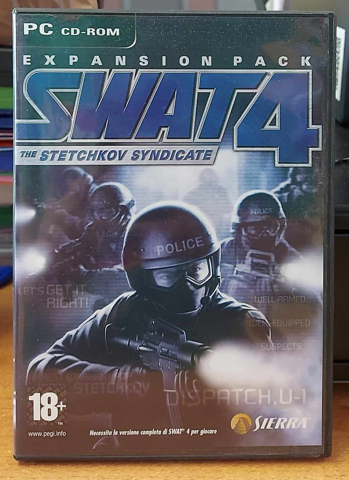 SWAT 4: The Stetchkov Syndicate - Expansion Pack PC Usato