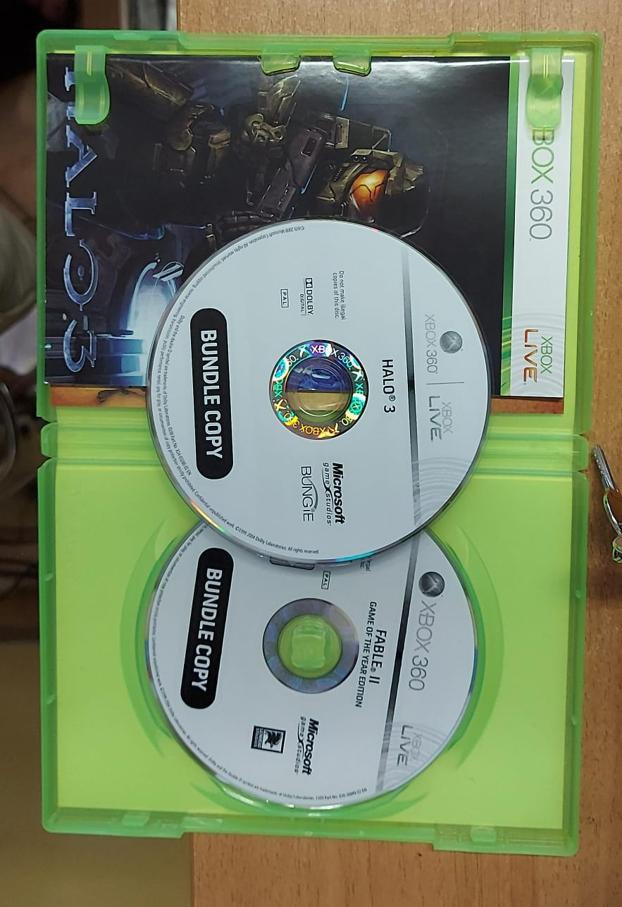 Fable 2 + Halo 3 - Bundle 2 Giochi Xbox 360 Usati