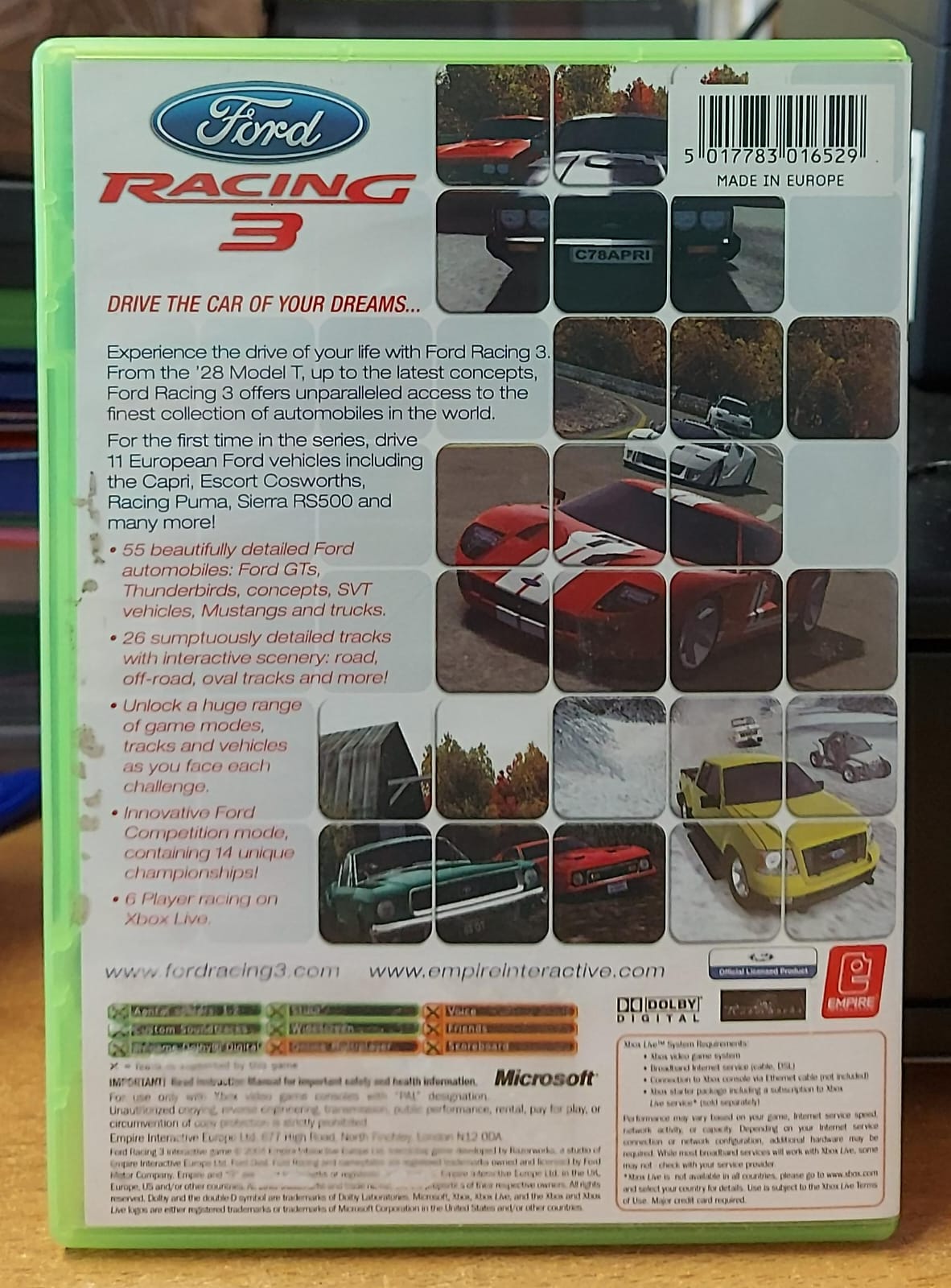 Ford Racing 3 - Gioco Xbox Usato