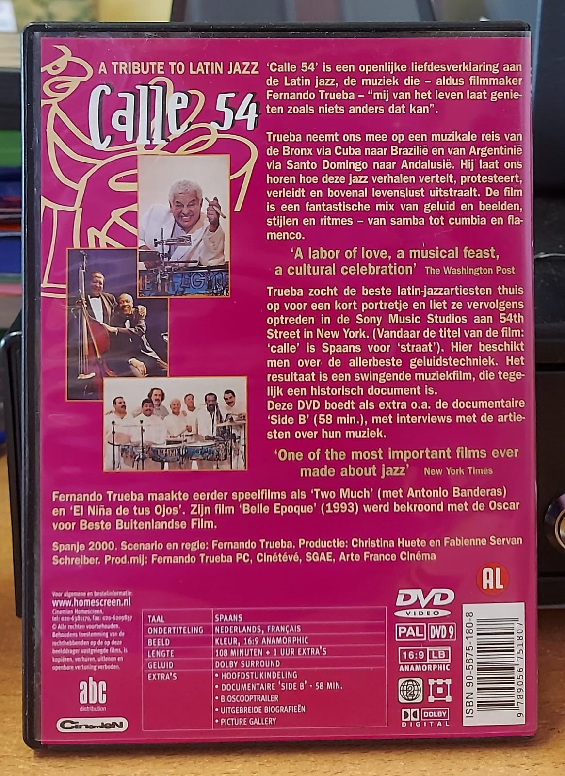 Calle 54 DVD – Fernando Trueba con Tito Puente, Gato Barbieri e altri