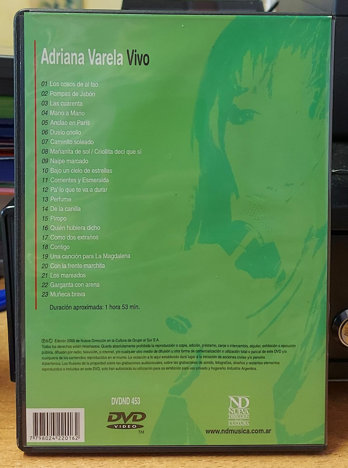 Adriana Varela – Vivo DVD