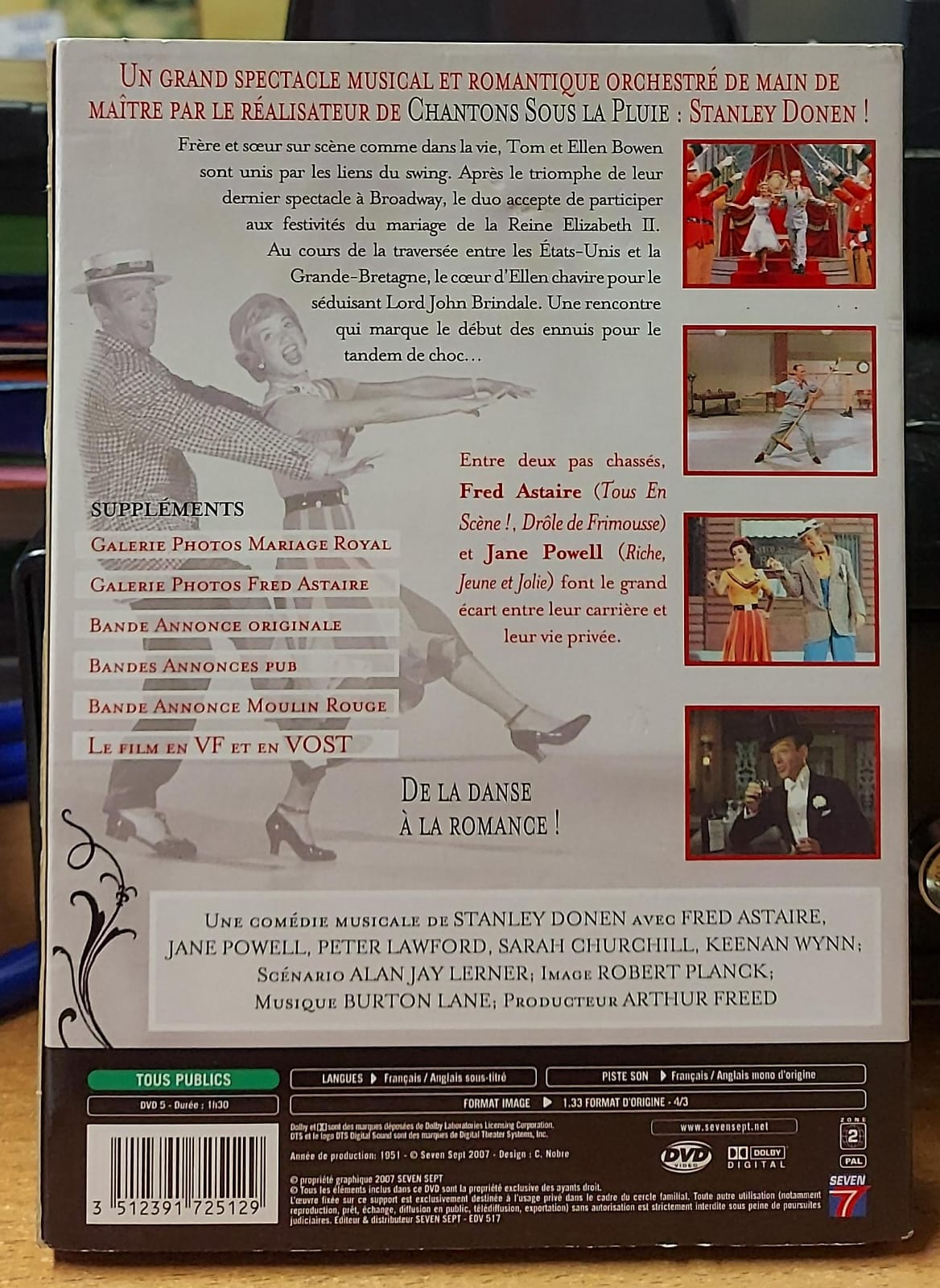 Mariage Royal – Fred Astaire, Jane Powell DVD (1951) - Lingua inglese/francese