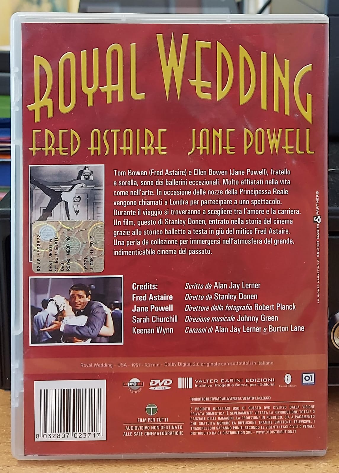 Royal Wedding – Fred Astaire & Jane Powell DVD