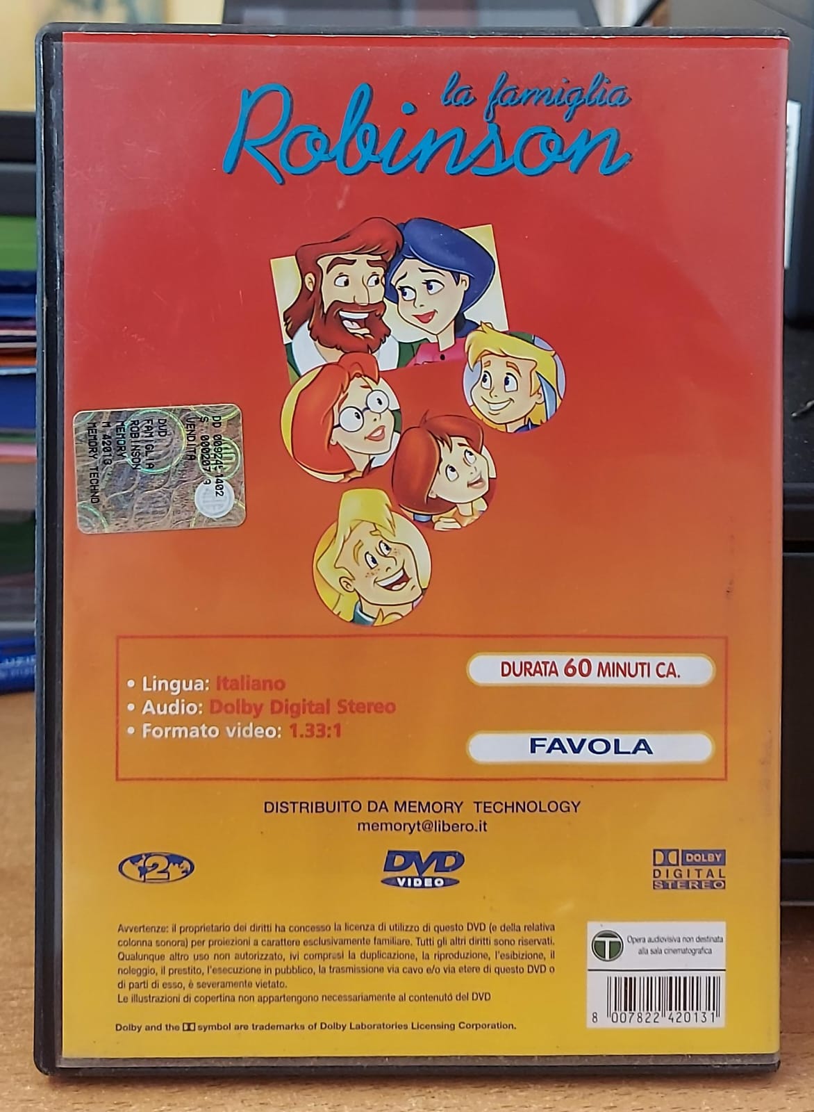 La Famiglia Robinson DVD – Cartone Animato