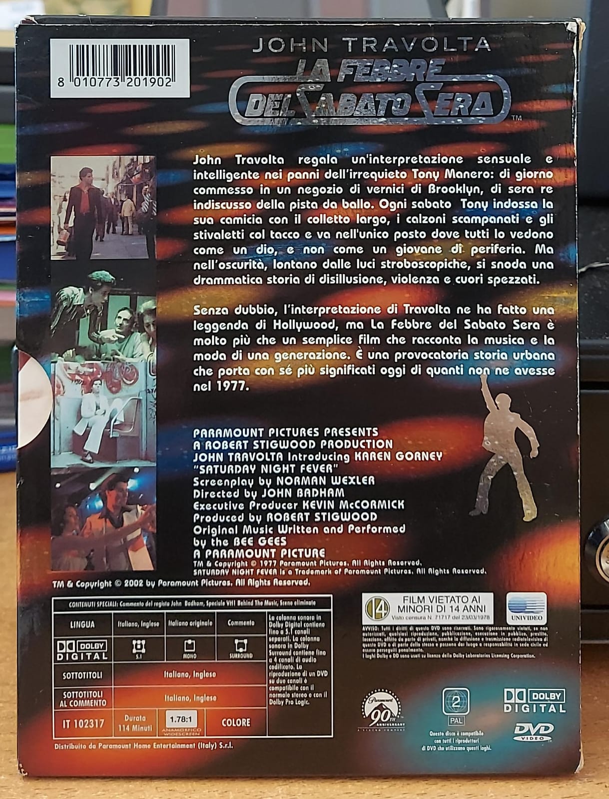 La Febbre del Sabato Sera (Saturday Night Fever) – John Travolta DVD