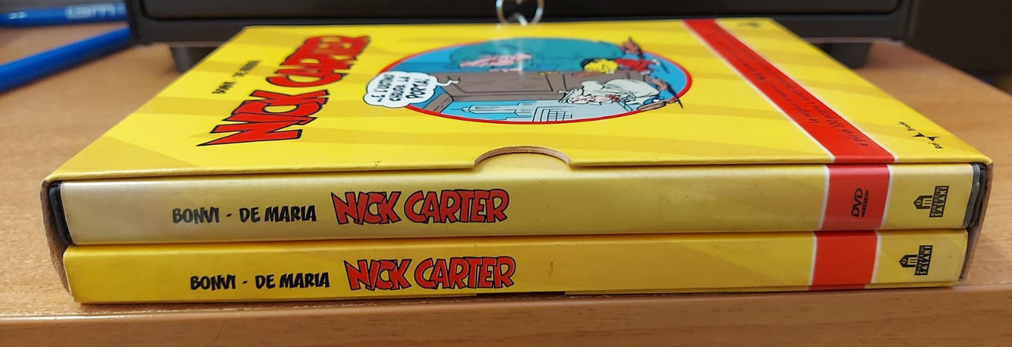 Nick Carter – Bonvi & De Maria – Cofanetto DVD + Libro Fumetti
