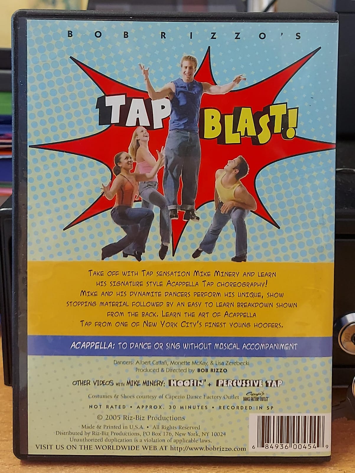 Bob Rizzo's Tap Blast! – Acappella Tap with Mike Minery DVD