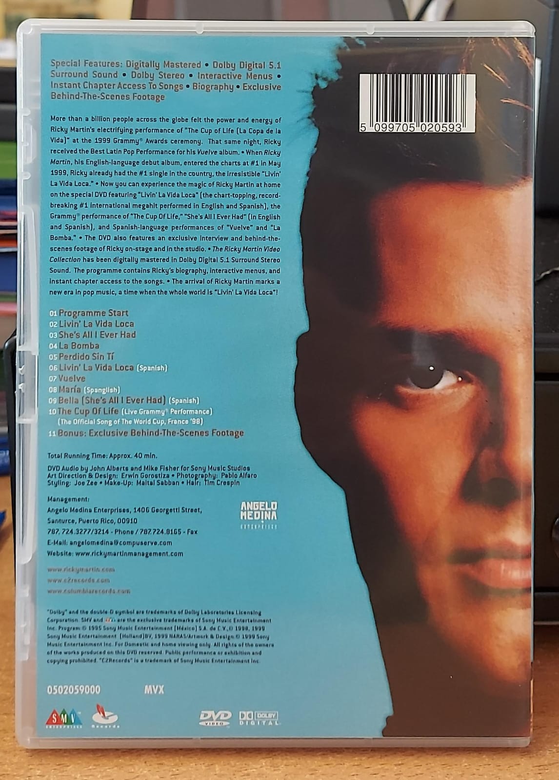 Ricky Martin – The Ricky Martin Video Collection DVD