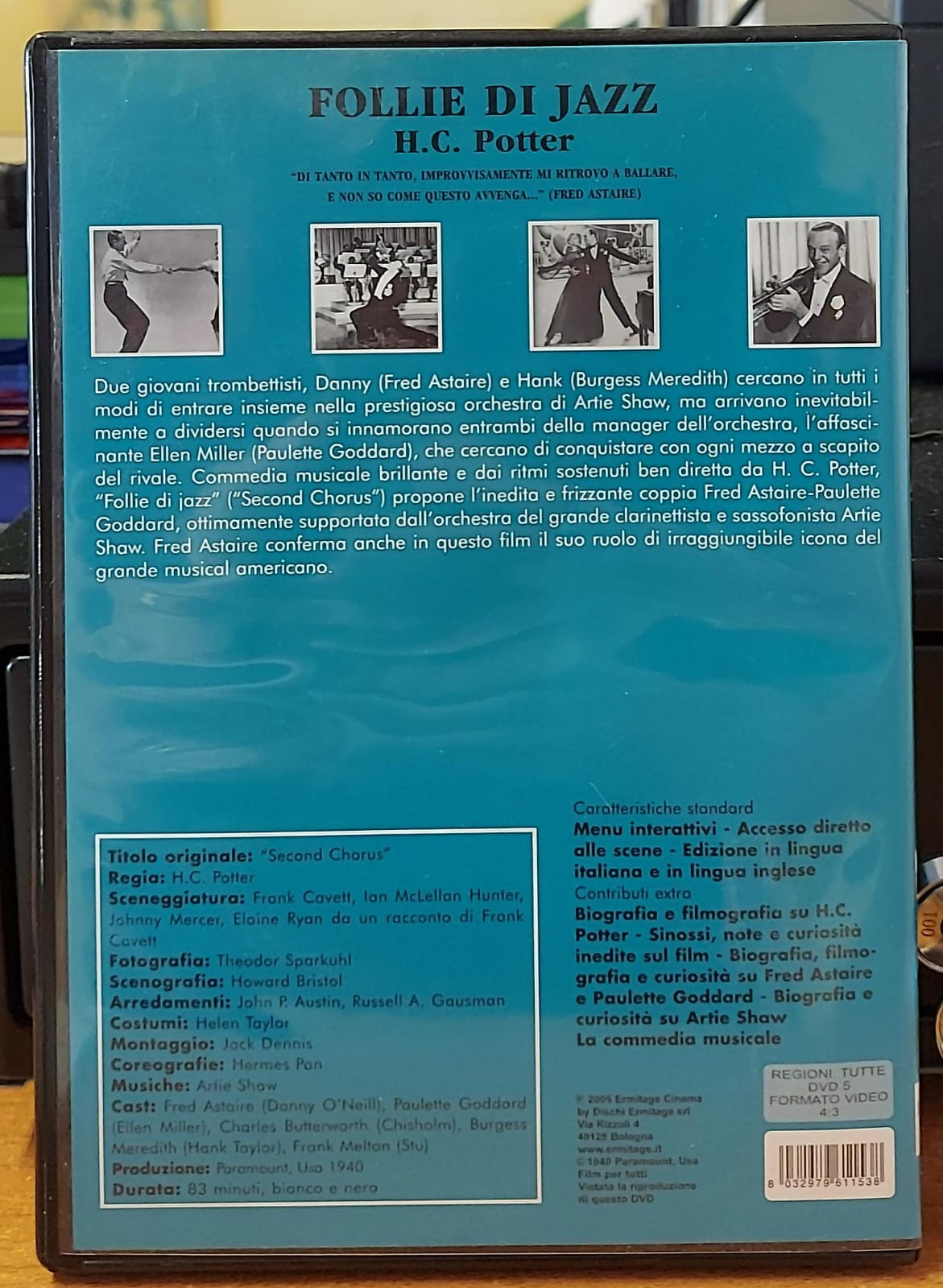 Follie di Jazz – Fred Astaire, Paulette Goddard DVD | H.C. Potter | Second Chorus 1940