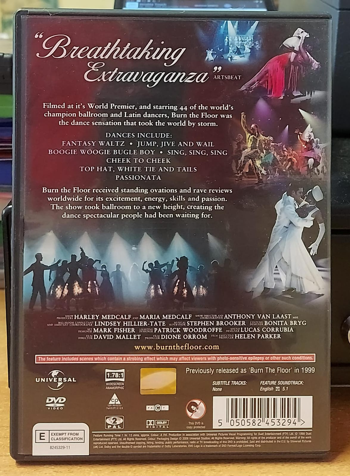 Burn the Floor – The Ballroom Dancing Spectacular DVD