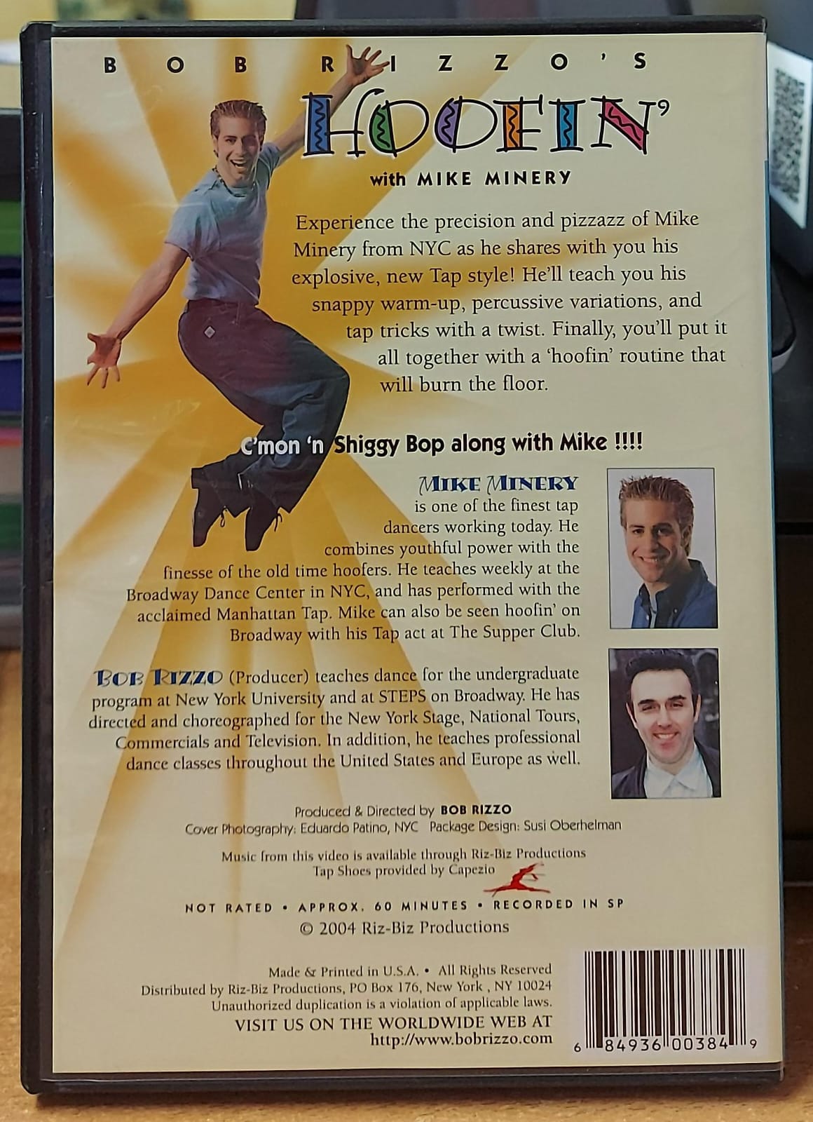 Hoofin' – Tap Dance con Mike Minery DVD | Bob Rizzo's, NYC